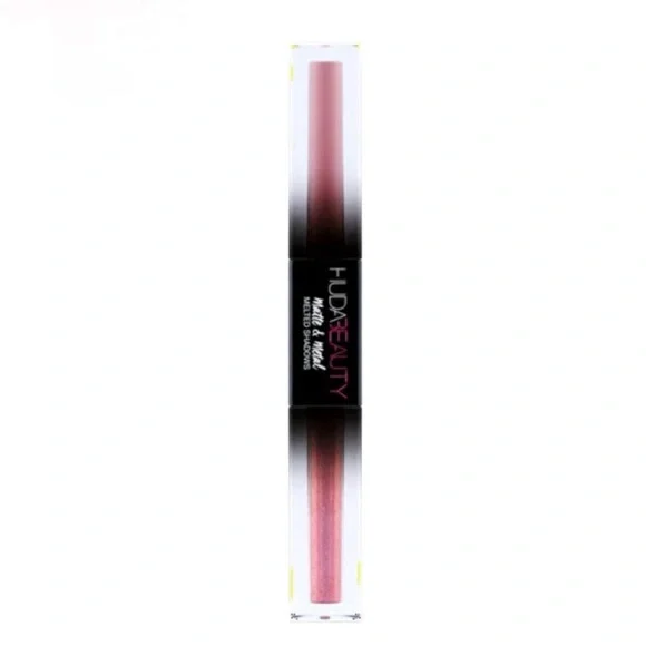 HUDA V-I-Pink & Million Dollar Deals Matte & Metal Dual Ended Liquid Eyeshadow - Picture 2 of 2